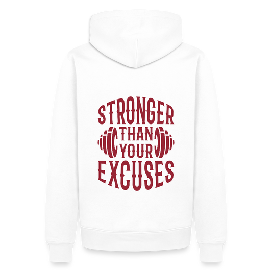 Männer Premium Hoodie - Weiß