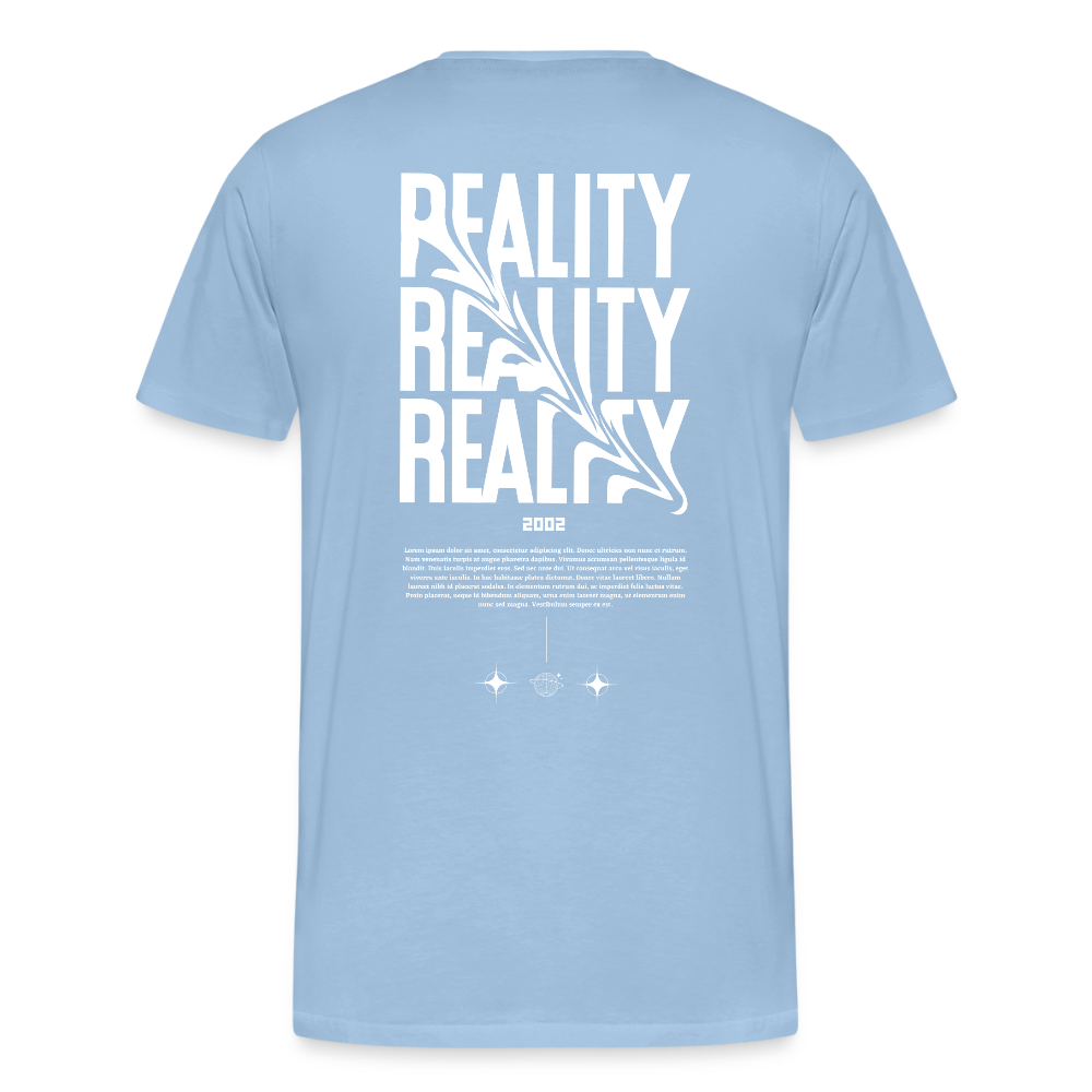 2002 Reality Premium T-Shirt - Sky