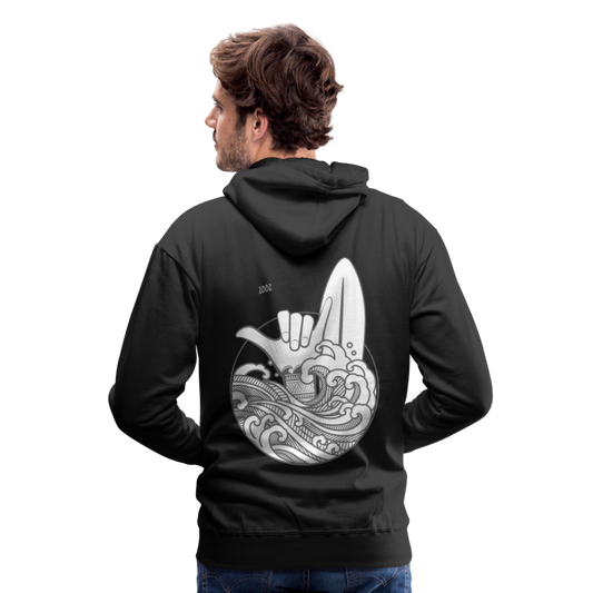 2002 Men’s Premium Hoodie - Schwarz