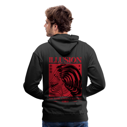 2002 Illusion Unisex Premium Hoodie - Schwarz