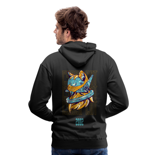 2002 Cyber Cat Premium Hoodie - Schwarz