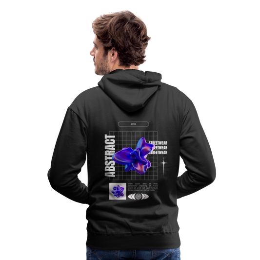 2002 Abstract Premium Hoodie - Schwarz