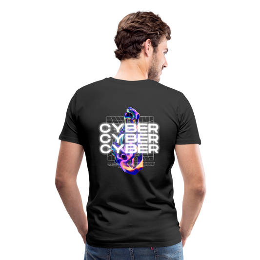 2002 Cyber Premium T-Shirt - Schwarz