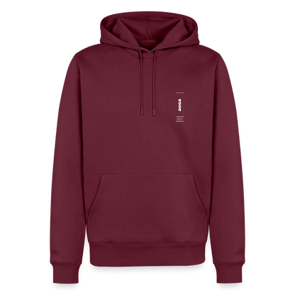 2002 Century 1854 Hoodie - Burgunderrot