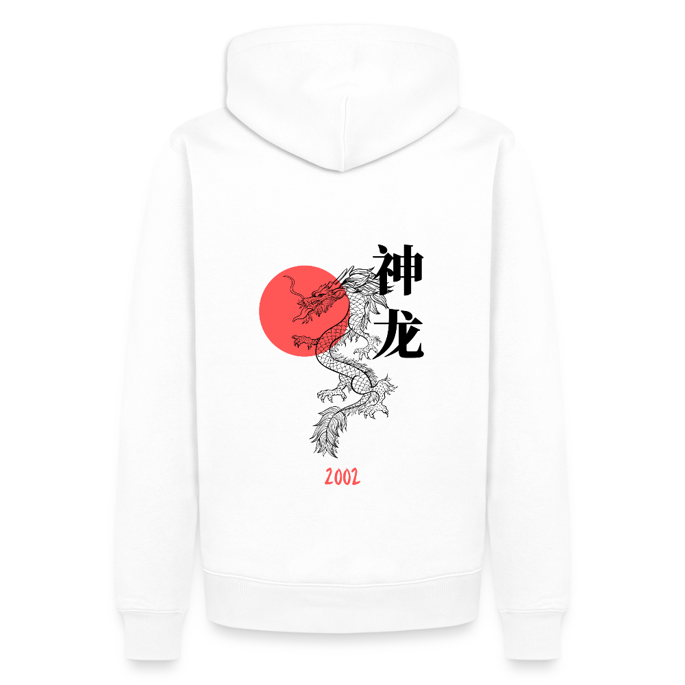 2002 Japanese Dragon Premium Hoodie - Weiß