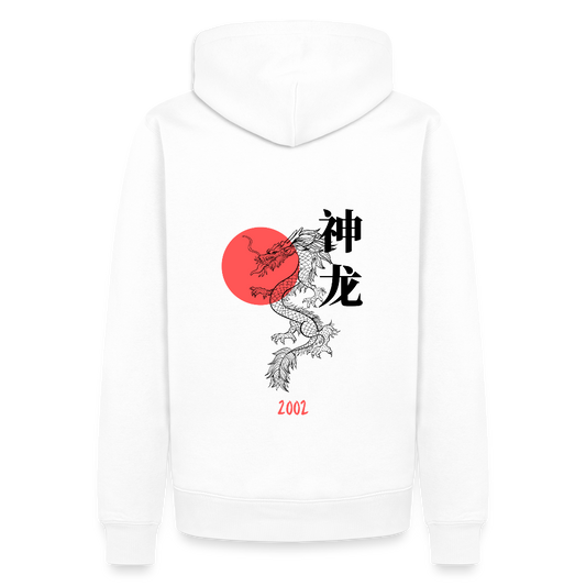 2002 Japanese Dragon Premium Hoodie - Weiß