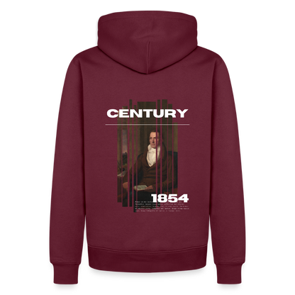 2002 Century 1854 Hoodie - Burgunderrot