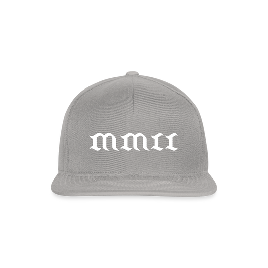 Snapback Cap MMII - Graphit/Graphit