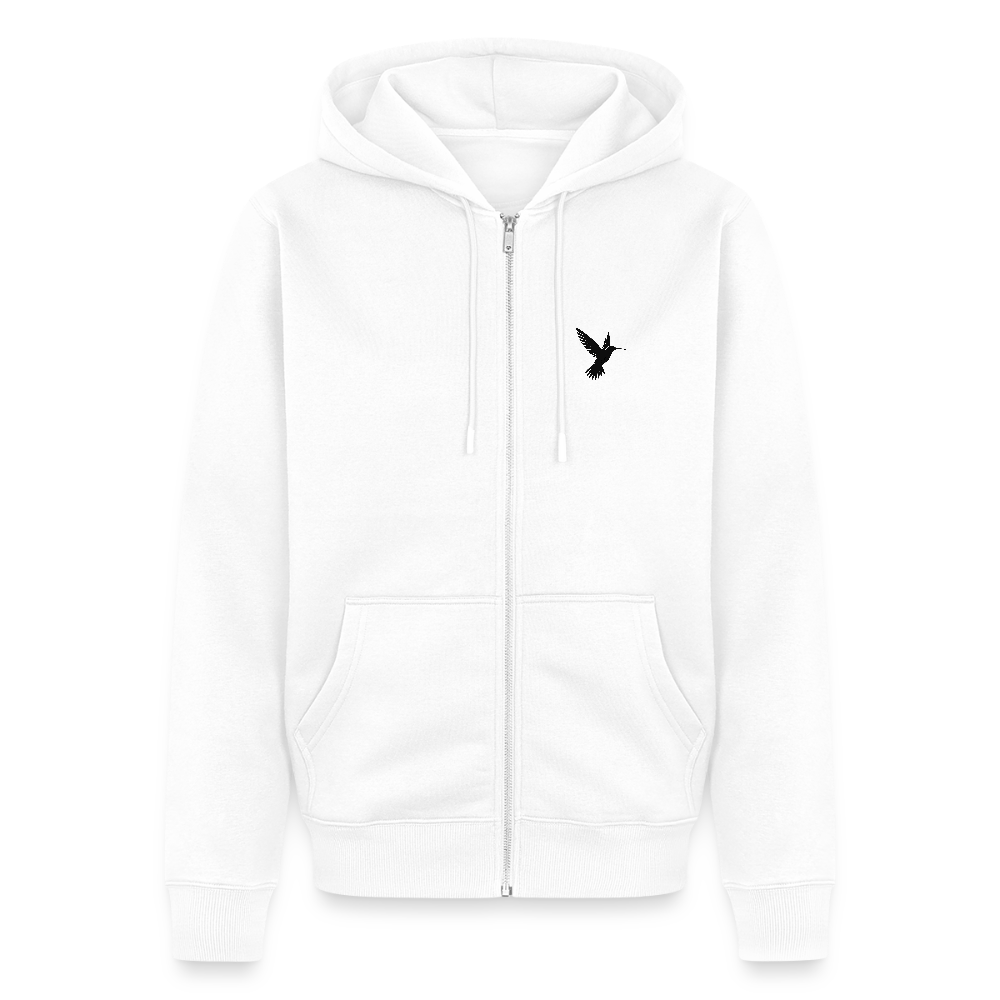 Männer Premium Kapuzenjacke - Weiß