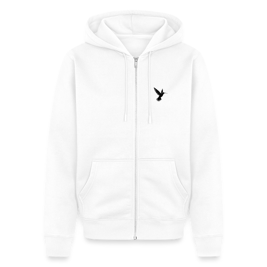 Männer Premium Kapuzenjacke - Weiß