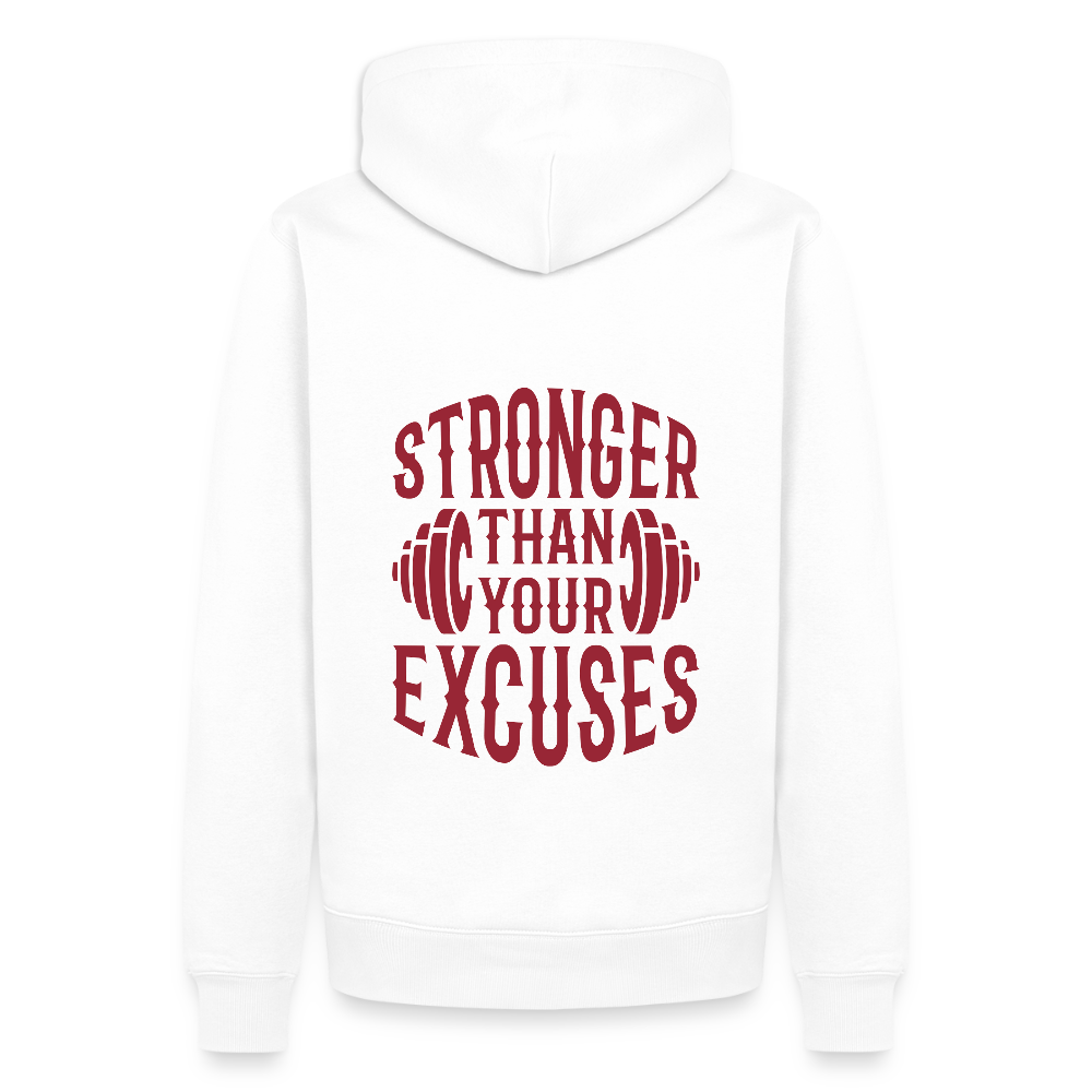 Männer Premium Hoodie - Weiß