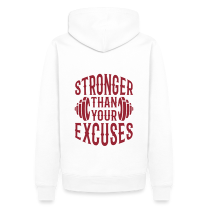 Männer Premium Hoodie - Weiß