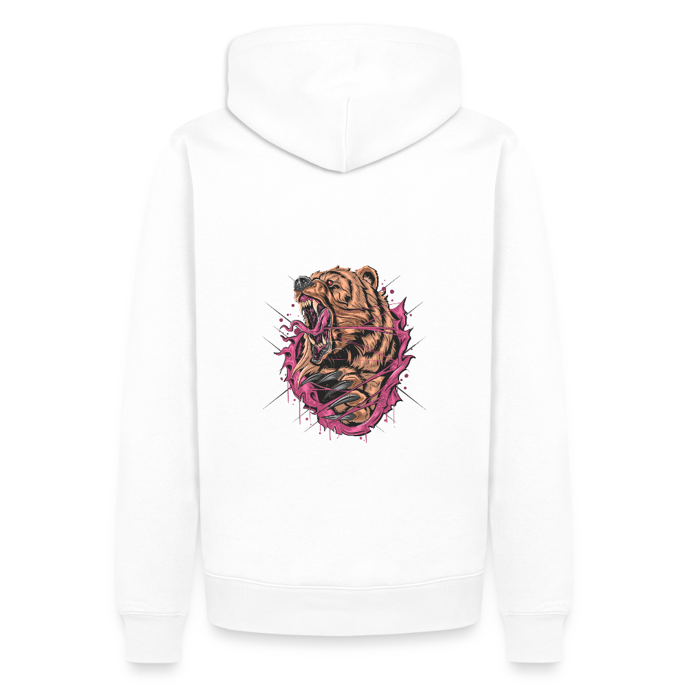 2002 Bear Premium Hoodie - Weiß