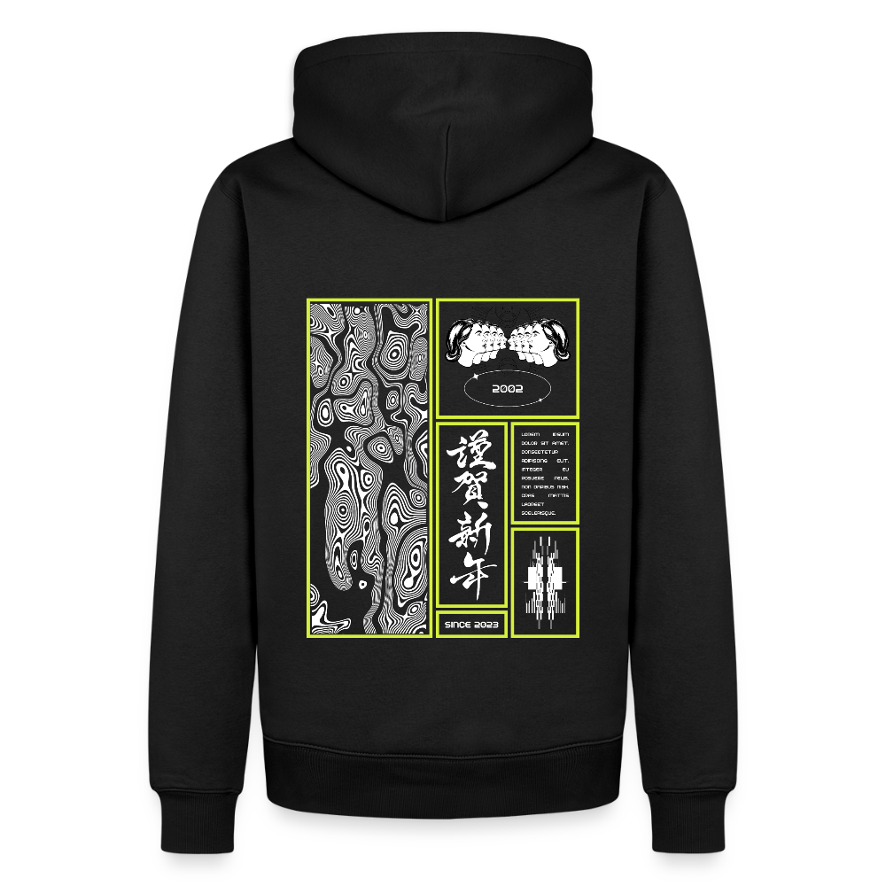 2002 Modern Japanese Hoodie - Schwarz