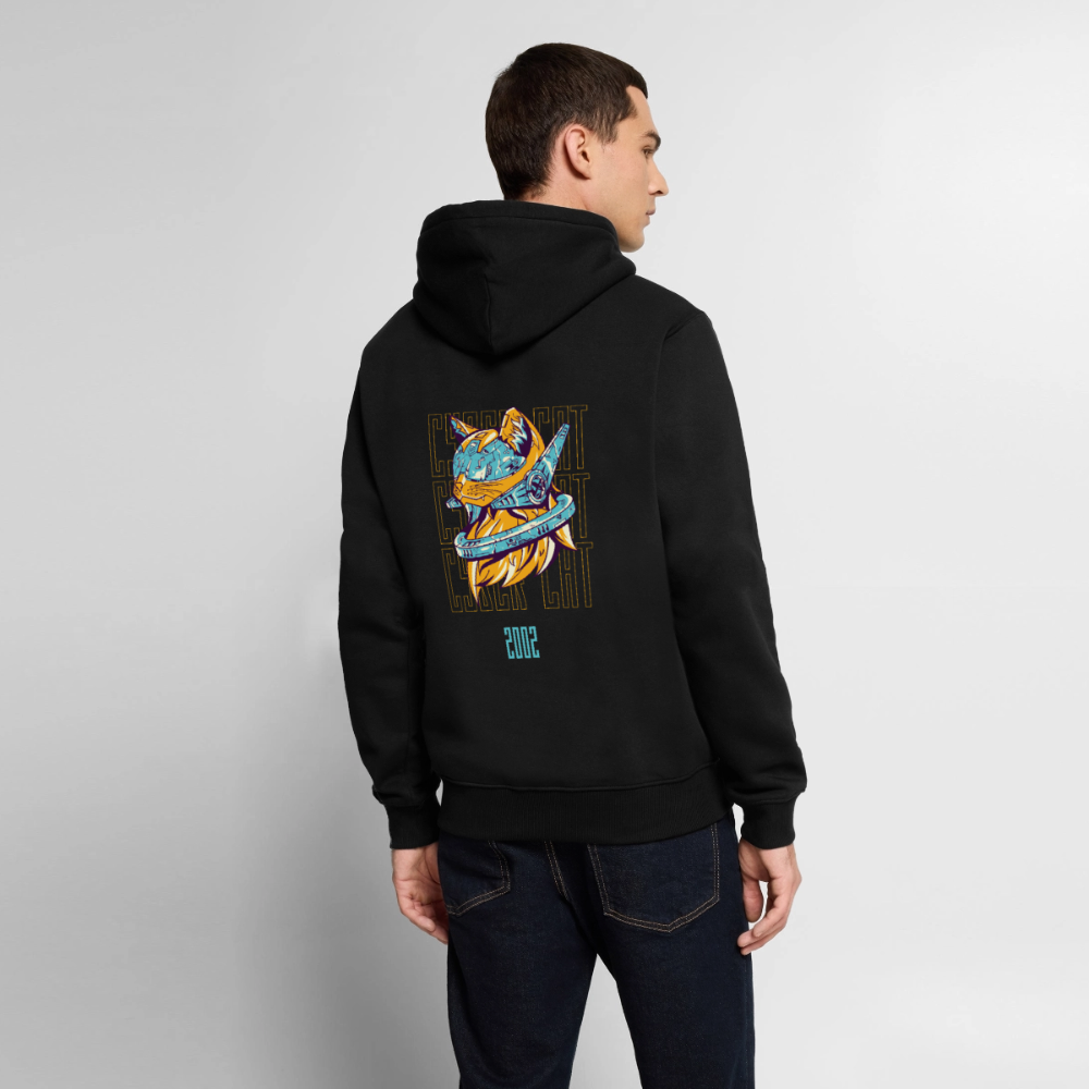2002 Cyber Cat Premium Hoodie - Schwarz