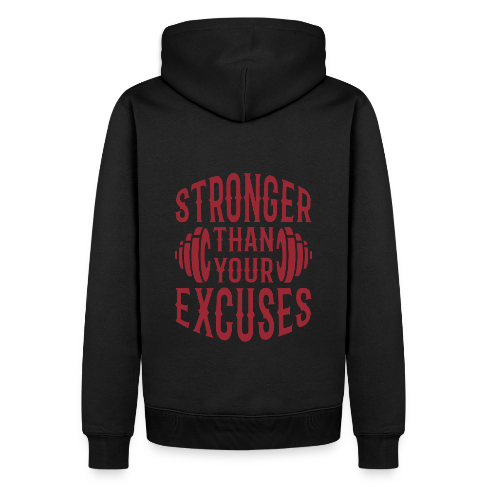 Männer Premium Hoodie - Schwarz