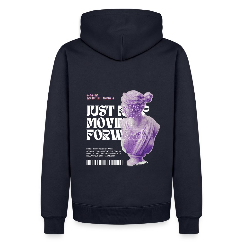 2002 Womens Sculpture Hoodie - Navy