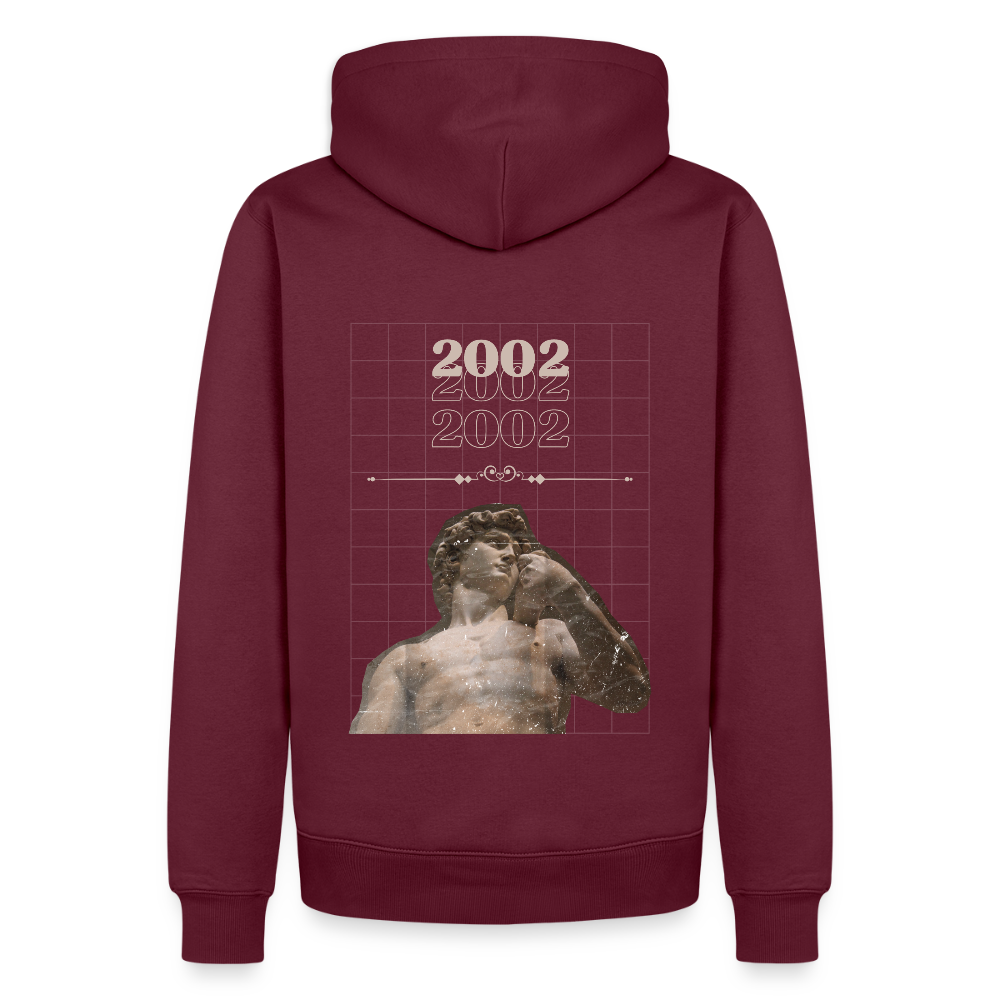 2002 Sculpture Hoodie - Burgunderrot