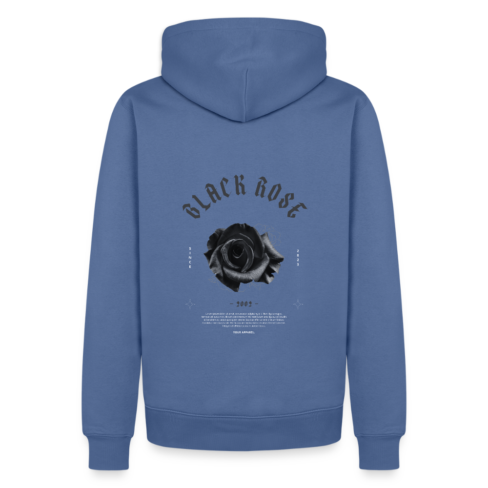 2002 Black Rose Hoodie - Taubenblau