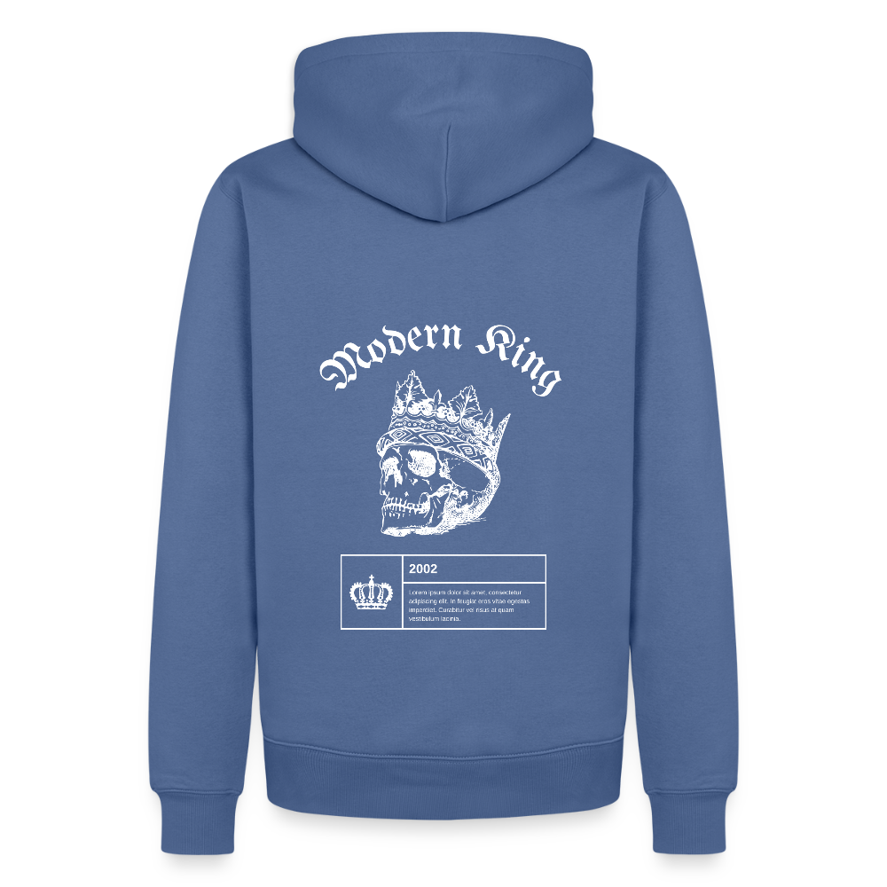 2002 Modern King Premium Hoodie - Taubenblau