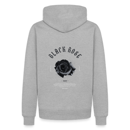 2002 Black Rose Hoodie - Grau meliert