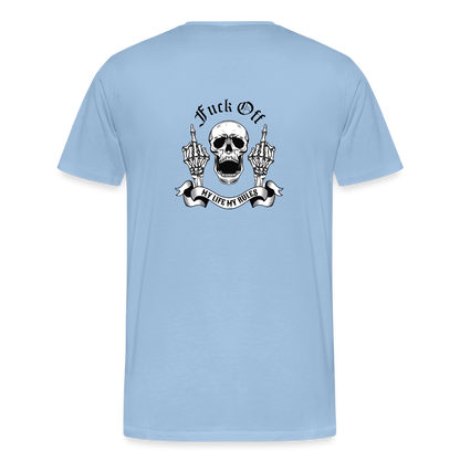 Männer Premium T-Shirt - Sky