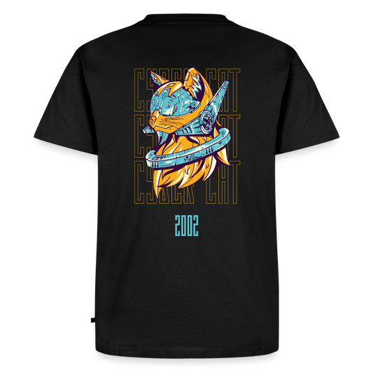 2002 Cyber Cat Premium T-Shirt - Schwarz