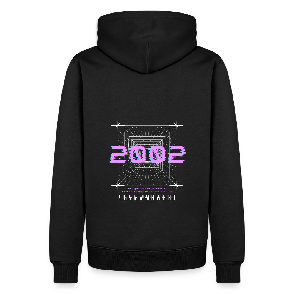 2002 Retro Hoodie - Schwarz