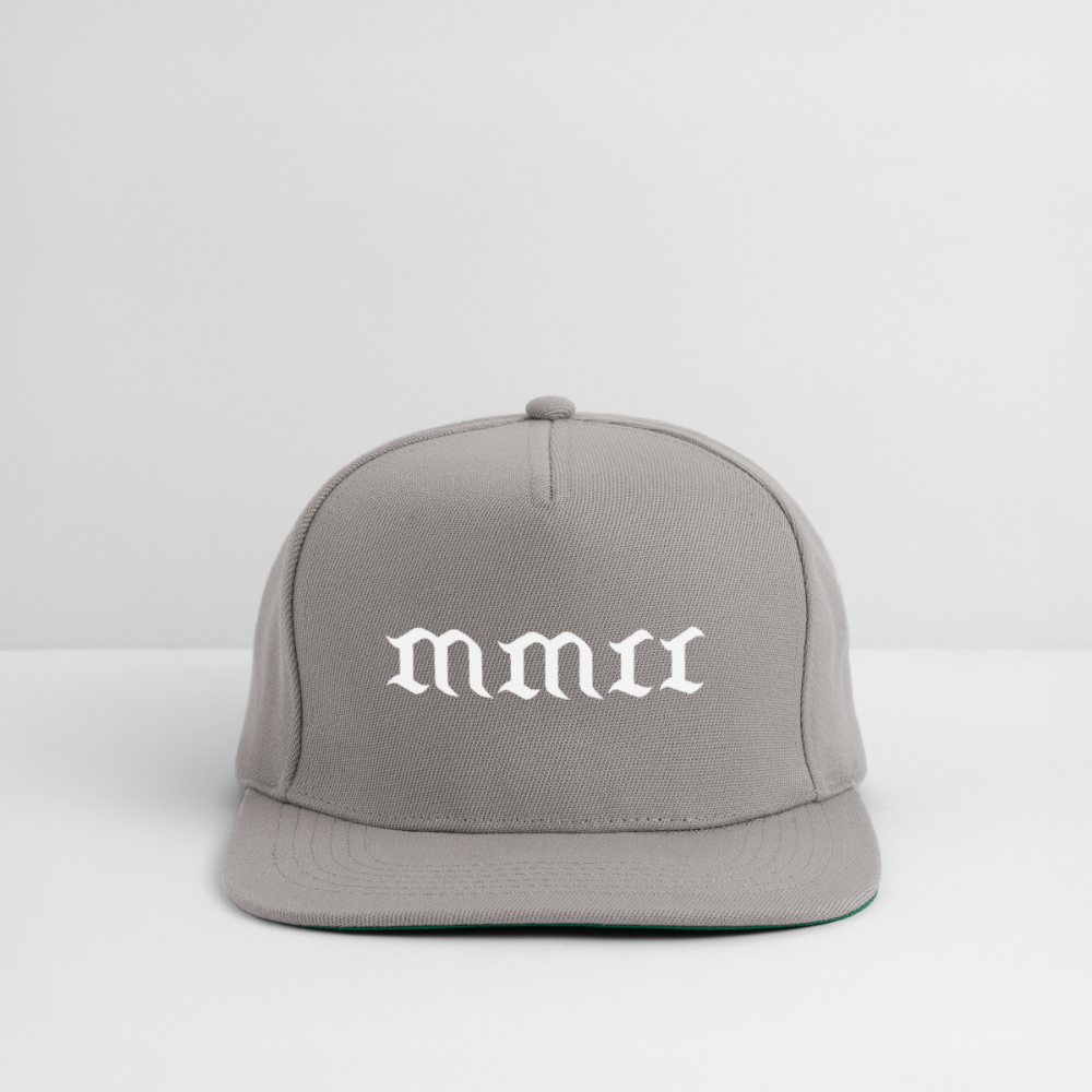 Snapback Cap MMII - Graphit/Graphit