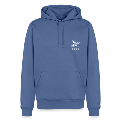 2002 Premium Hoodie - Taubenblau