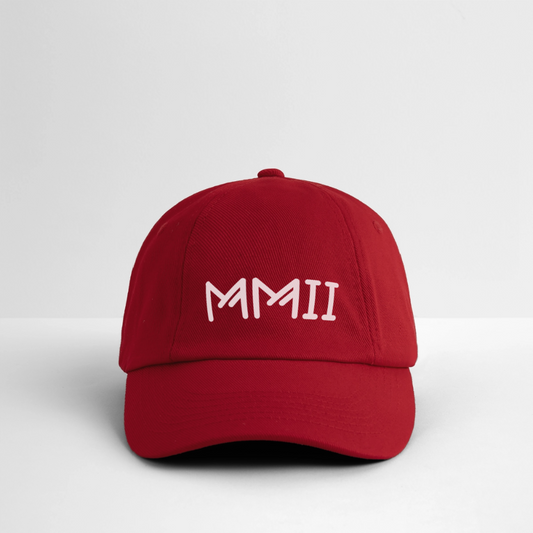 Baseballkappe MMII - klassisch Rot