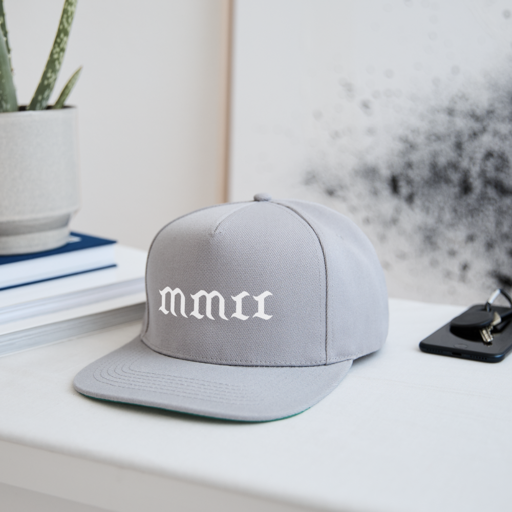 Snapback Cap MMII - Graphit/Graphit