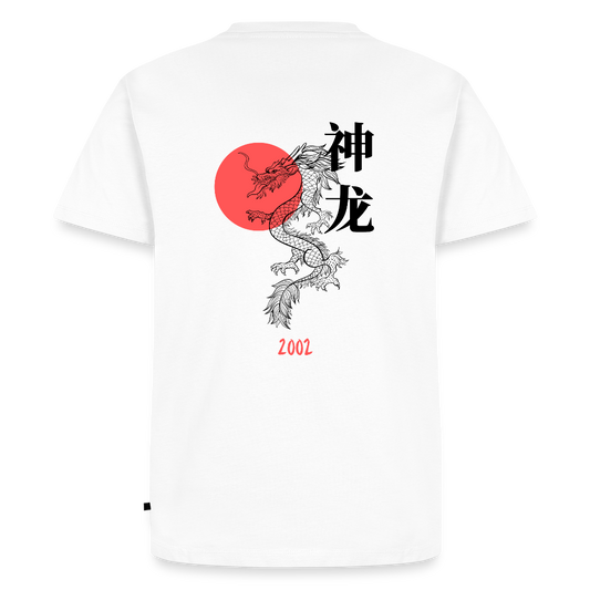 2002 Japanese Dragon Premium T-Shirt - Weiß