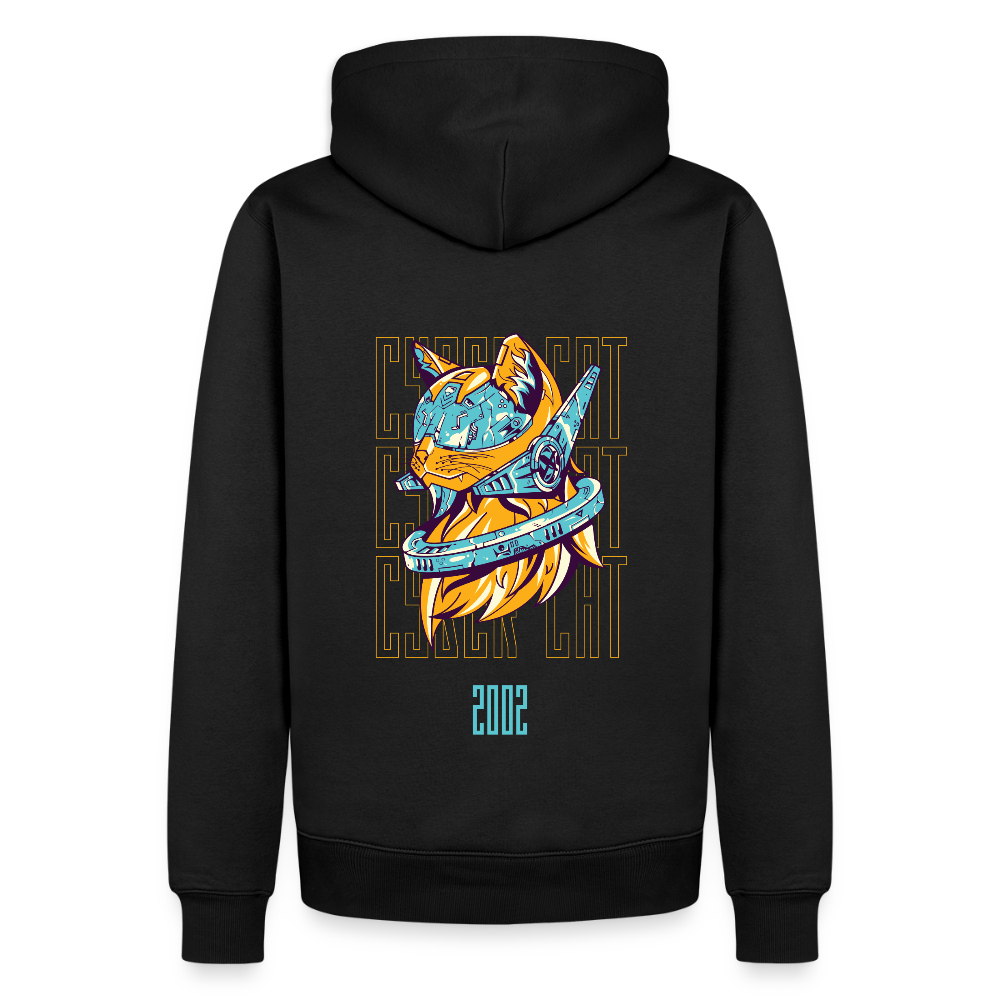 2002 Cyber Cat Premium Hoodie - Schwarz