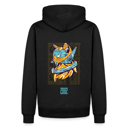 2002 Cyber Cat Premium Hoodie - Schwarz