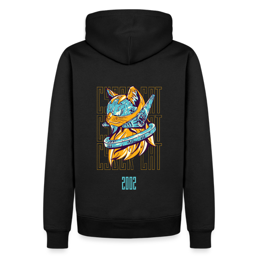 2002 Cyber Cat Premium Hoodie - Schwarz