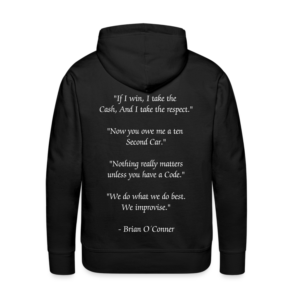 2002 Brian O´Conner Hoodie - Schwarz