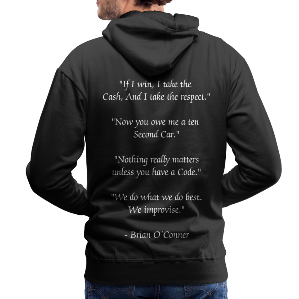 2002 Brian O´Conner Hoodie - Schwarz