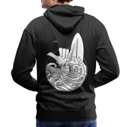 2002 Men’s Premium Hoodie - Schwarz