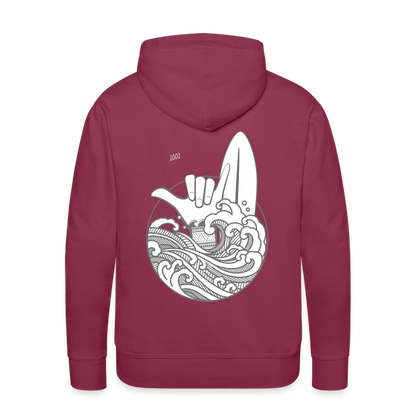 2002 Men’s Premium Hoodie - Bordeaux