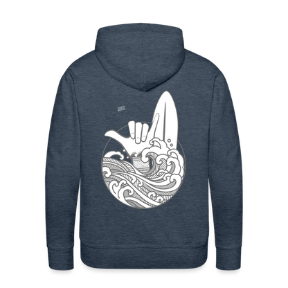 2002 Men’s Premium Hoodie - Jeansblau