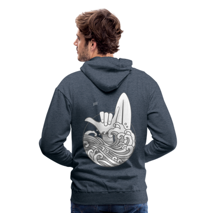 2002 Men’s Premium Hoodie - Jeansblau