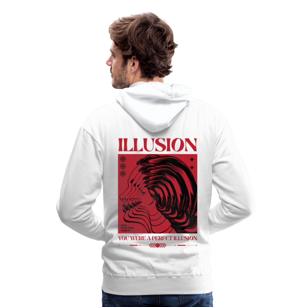 2002 Illusion Unisex Premium Hoodie - weiß