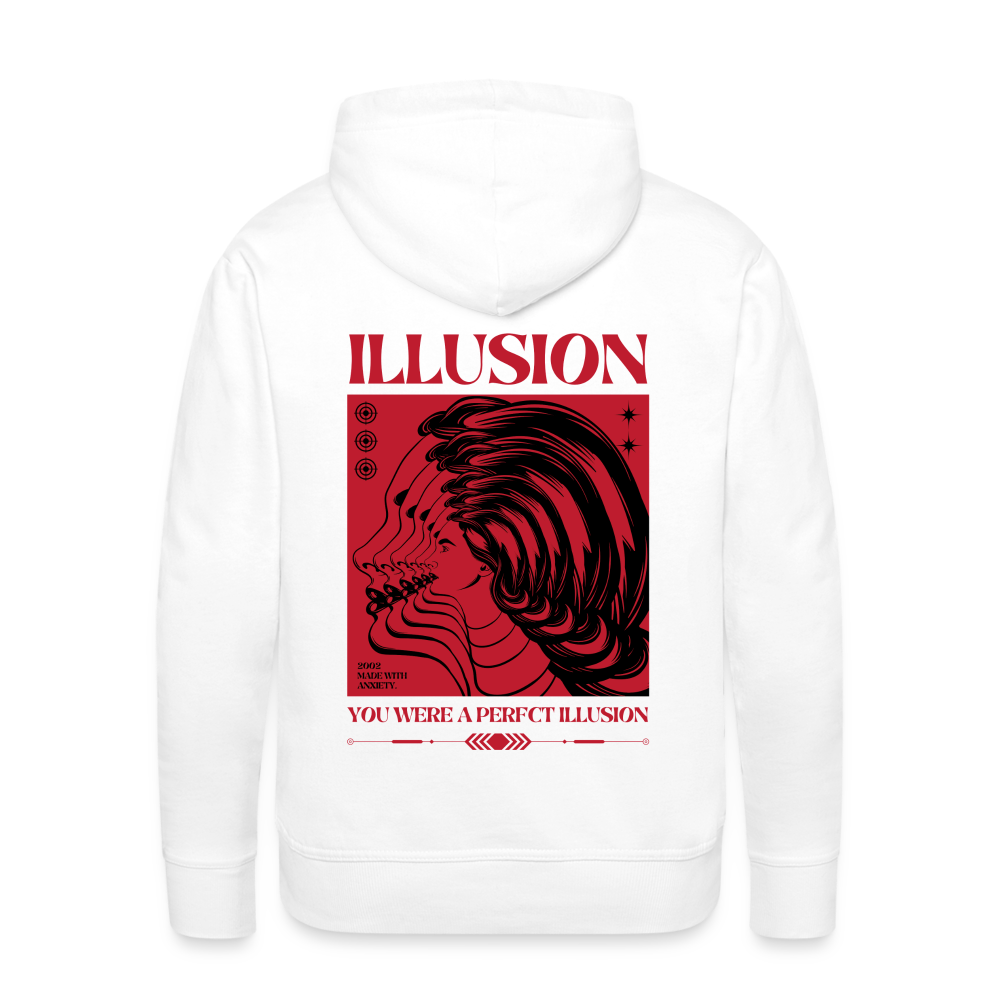 2002 Illusion Unisex Premium Hoodie - weiß