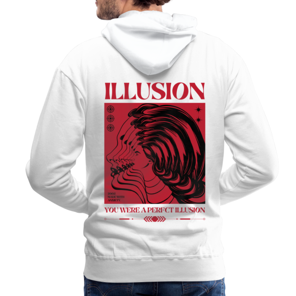 2002 Illusion Unisex Premium Hoodie - weiß