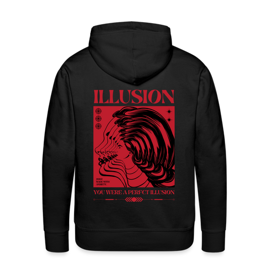 2002 Illusion Unisex Premium Hoodie - Schwarz