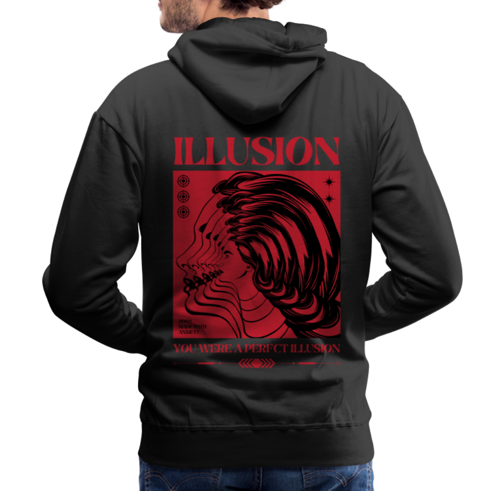 2002 Illusion Unisex Premium Hoodie - Schwarz