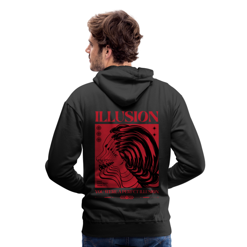 2002 Illusion Unisex Premium Hoodie - Schwarz