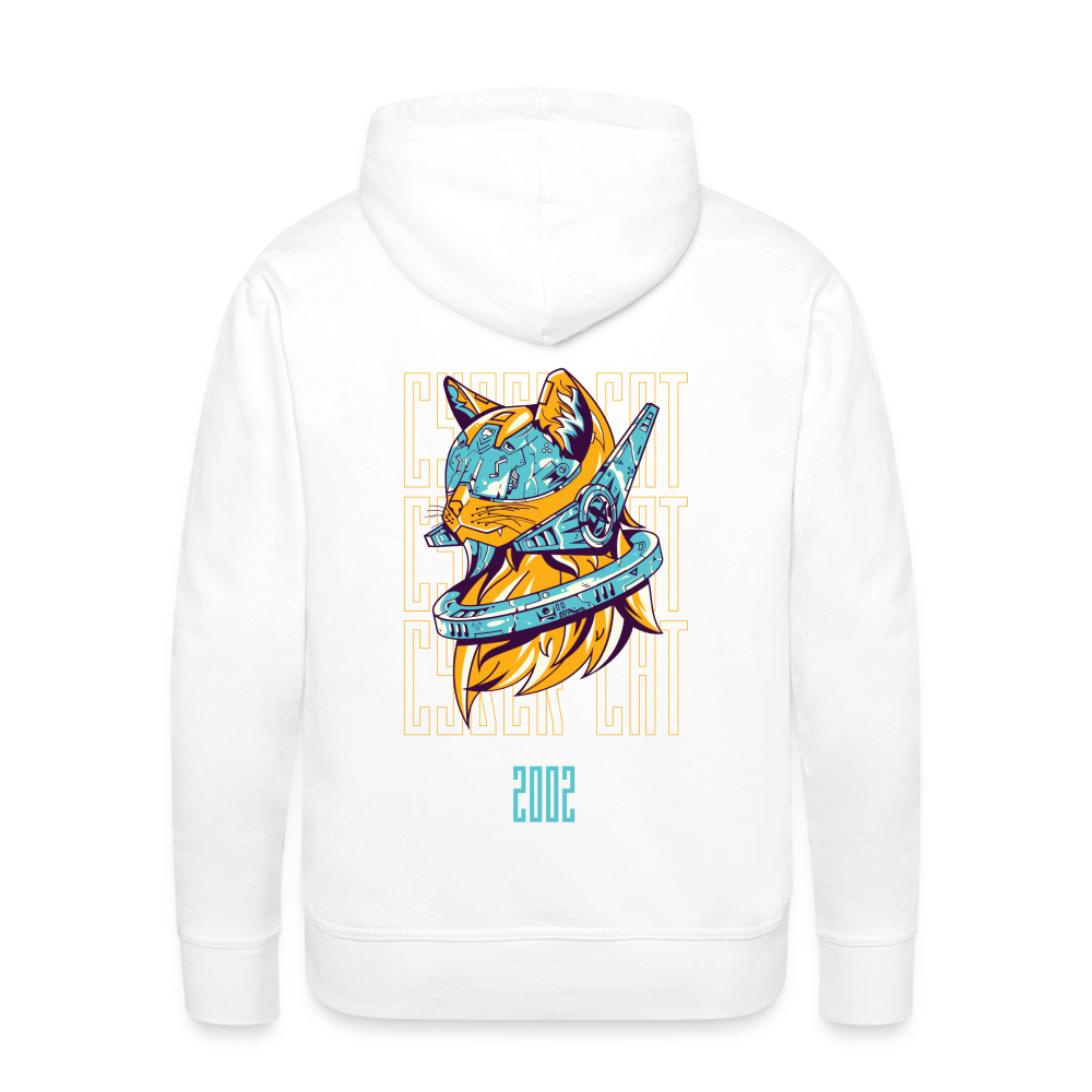 2002 Cyber Cat Premium Hoodie - weiß