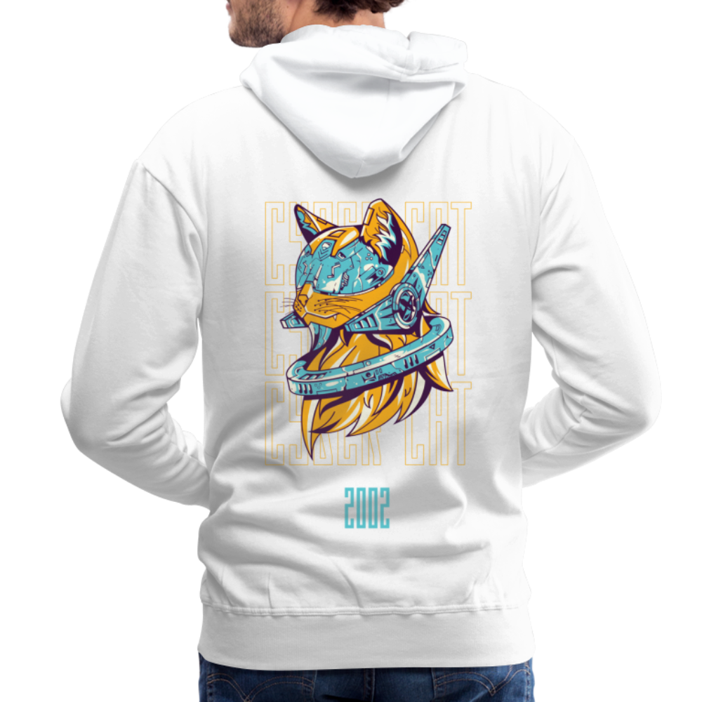 2002 Cyber Cat Premium Hoodie - weiß